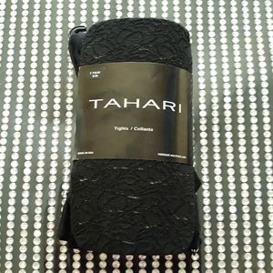Tahari black tights (2 pair) NEW